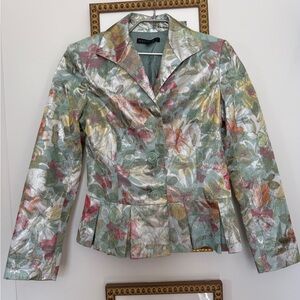 Lafayette 148 New York Floral Blazer in Pastel Hues